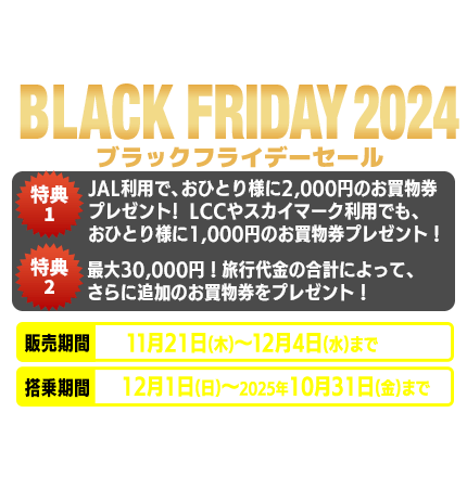 ラックフライデー 2024